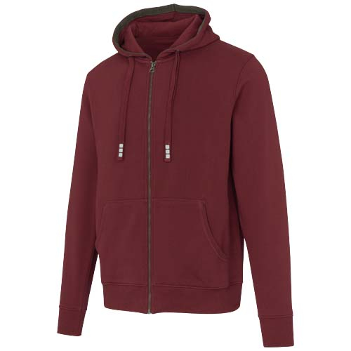 Sweater publicitaire à capuche Homme 300g - Arora Bordeaux profond